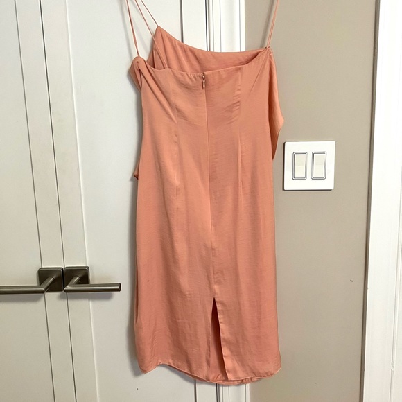 Cushnie et Ochs Felicity One Shoulder Dress Pink - Picture 2 of 3